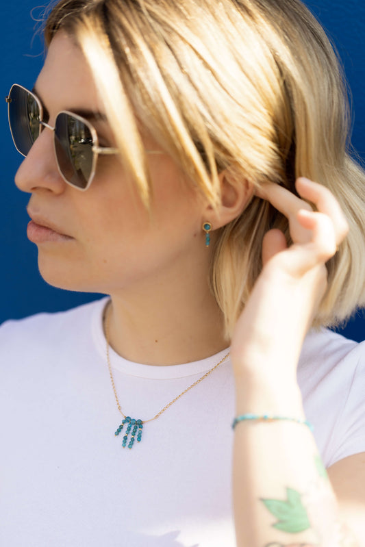 Boucles d'oreilles Blue Lagoon