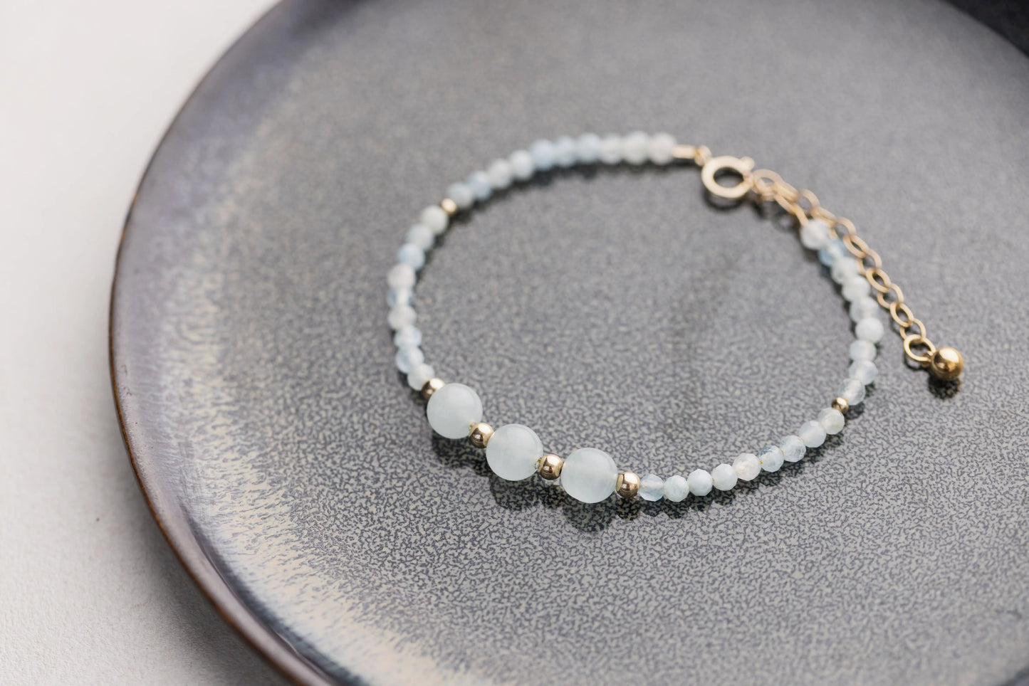 Bracelet Dango Aigue marine d.or.é.mi