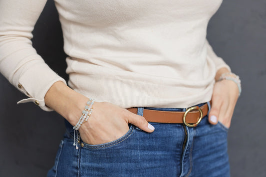 Bracelet Dango Aigue marine d.or.é.mi