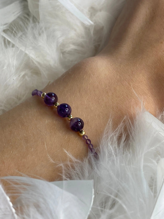 Bracelet Dango Améthyste d.or.é.mi