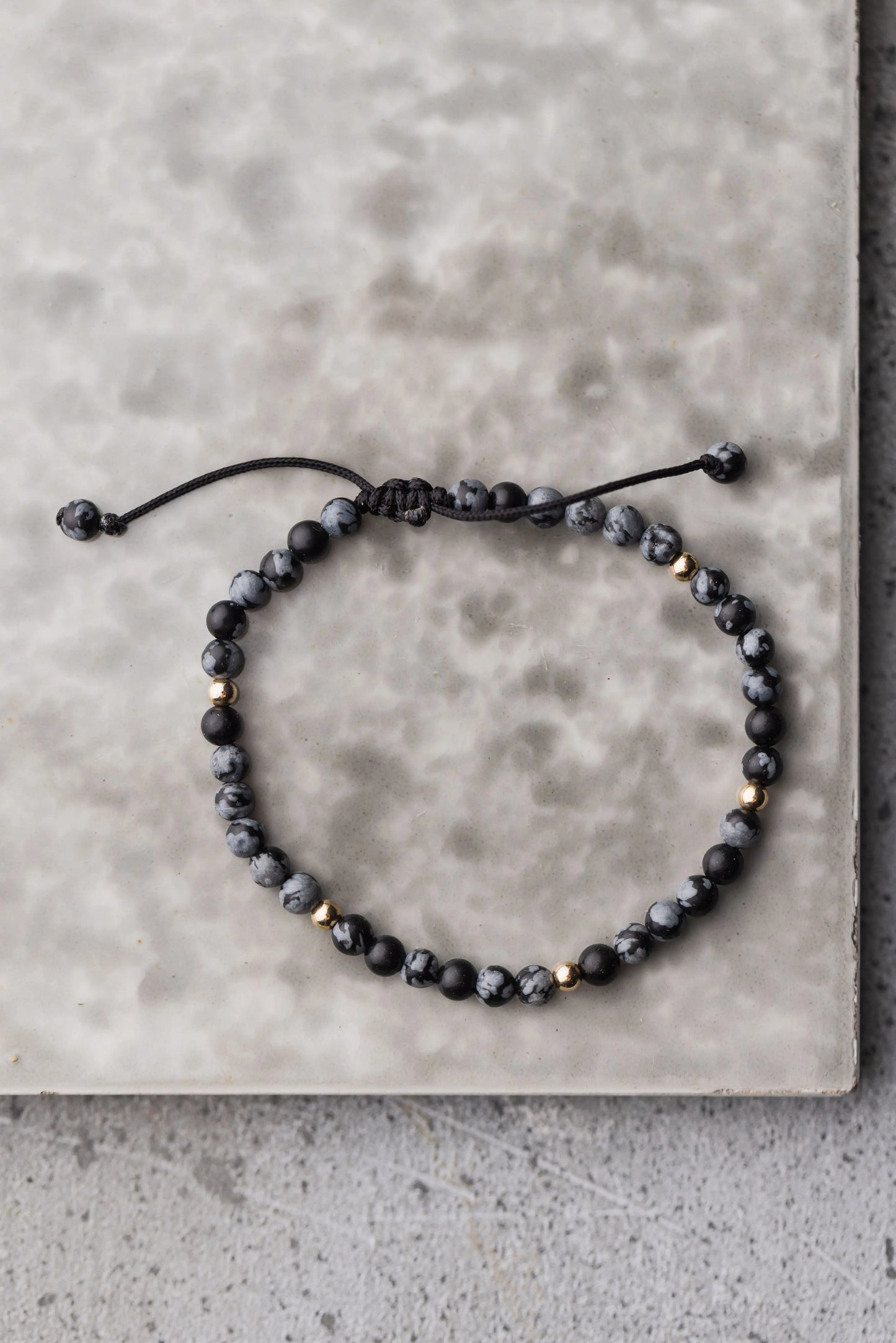 Bracelet ajustable 4mm d.or.é.mi