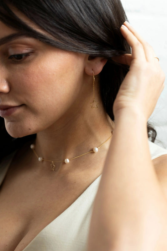 Boucles d'oreilles Stella d.or.é.mi