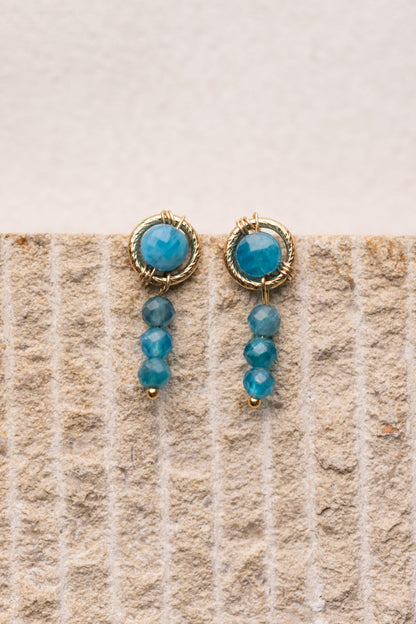 Boucles d'oreilles Blue Lagoon