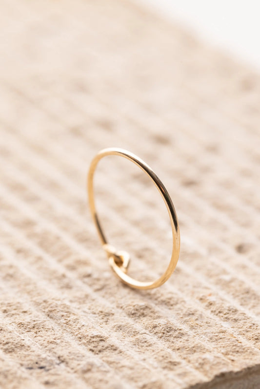 Bague minimaliste d.or.é.mi