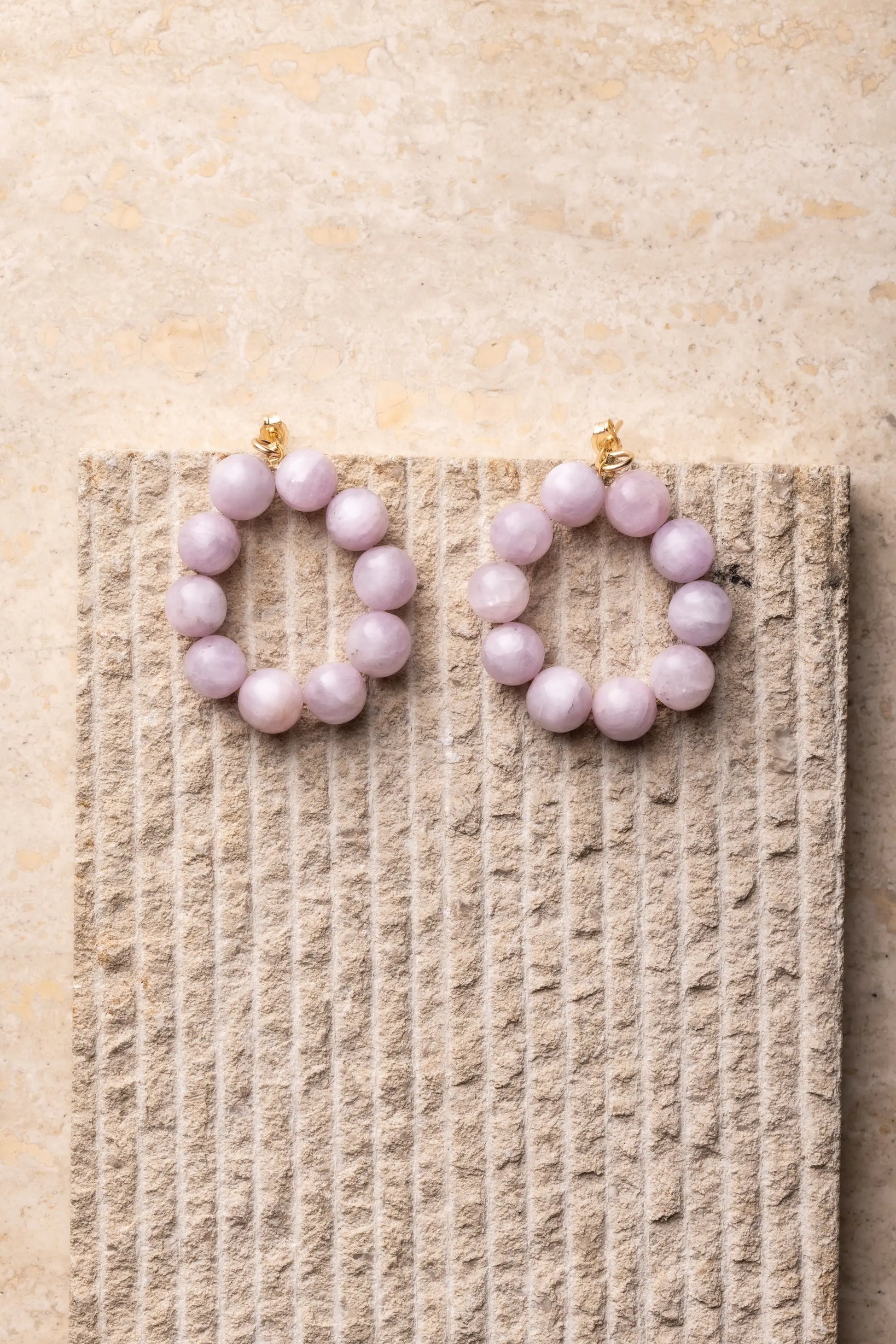 Boucles d'oreilles Lila d.or.é.mi
