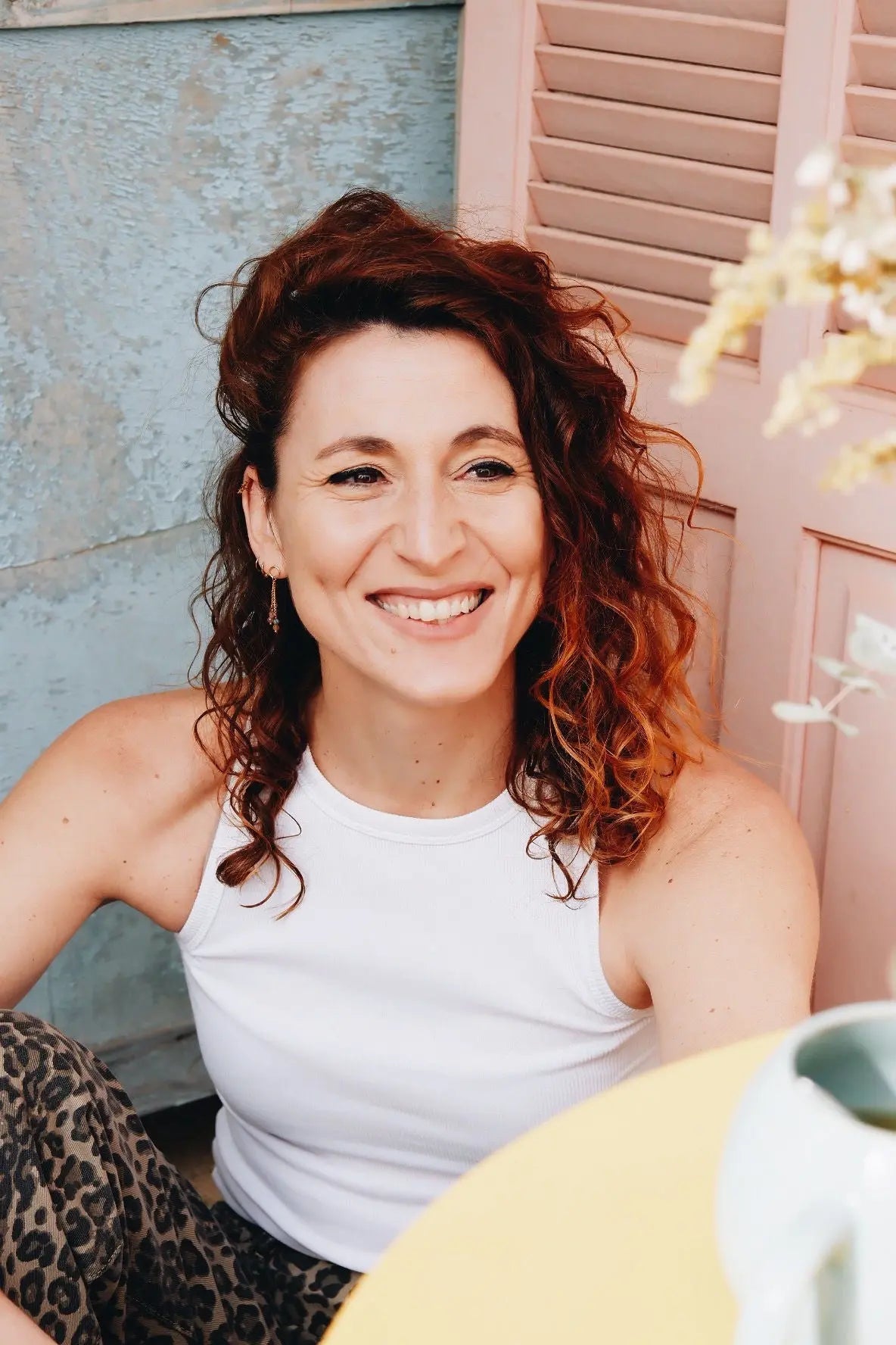 Boucles d'oreilles pendantes pierres et gold filled