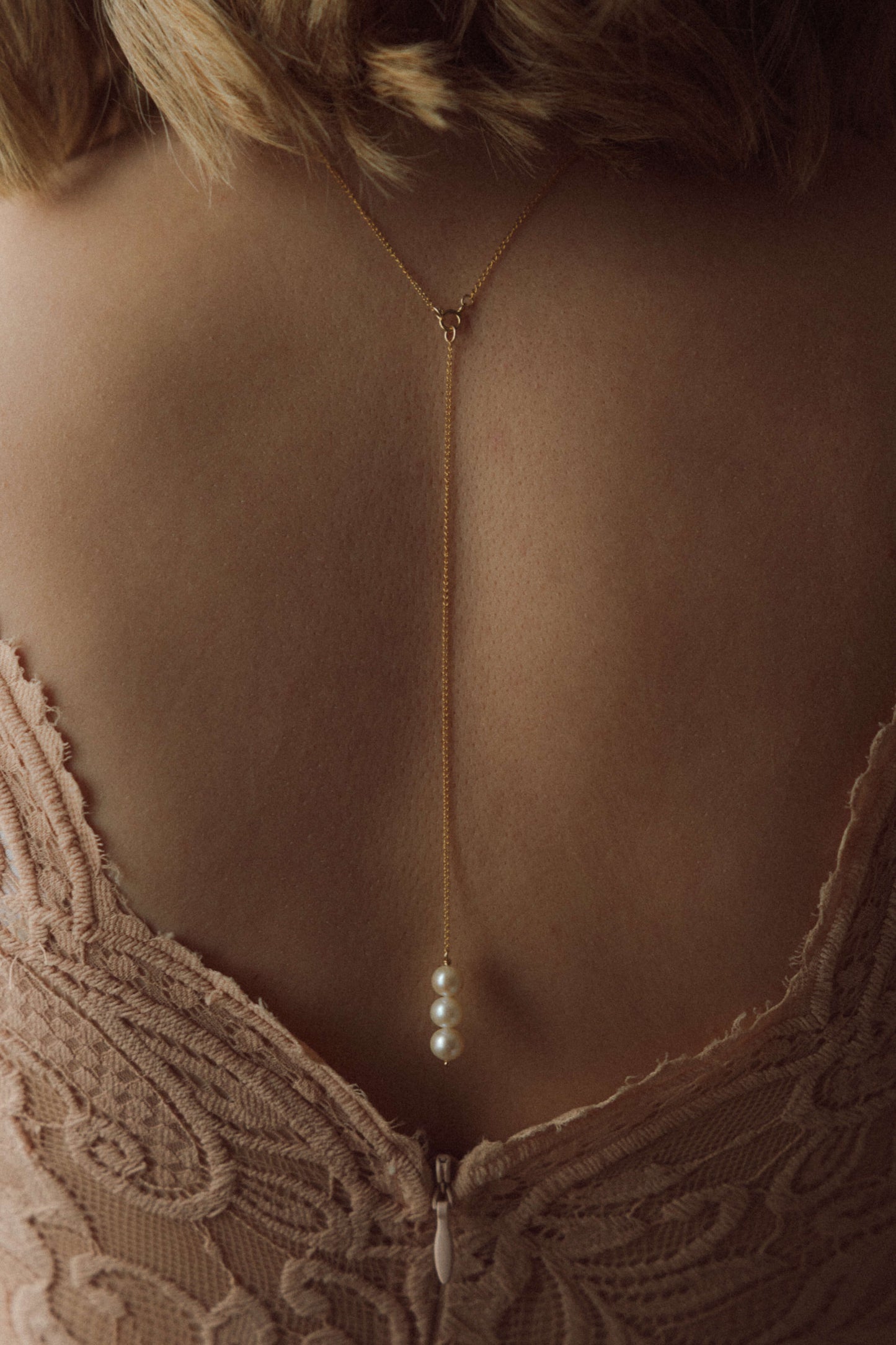 Mix & Match - Pendentif de dos 3 perles d.or.é.mi