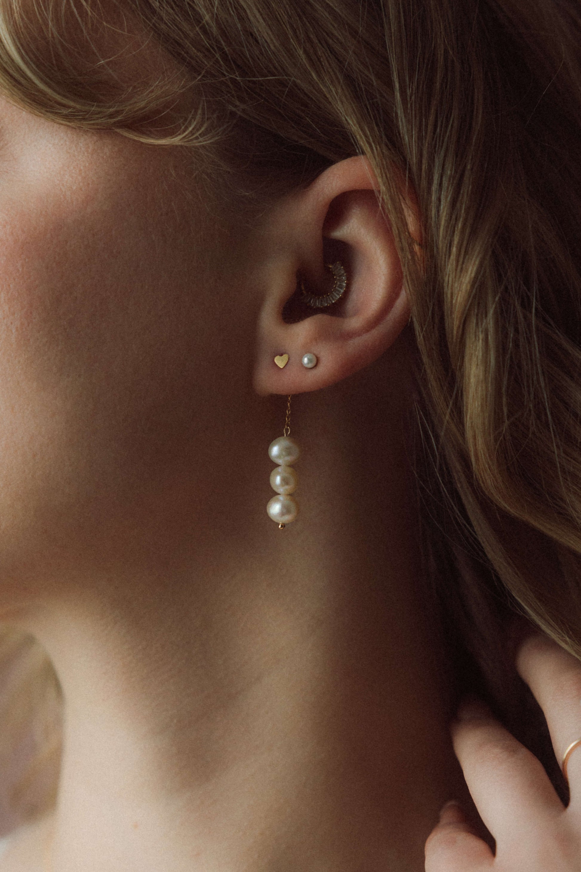Mix & Match - Boucles d'oreilles Cœur d.or.é.mi