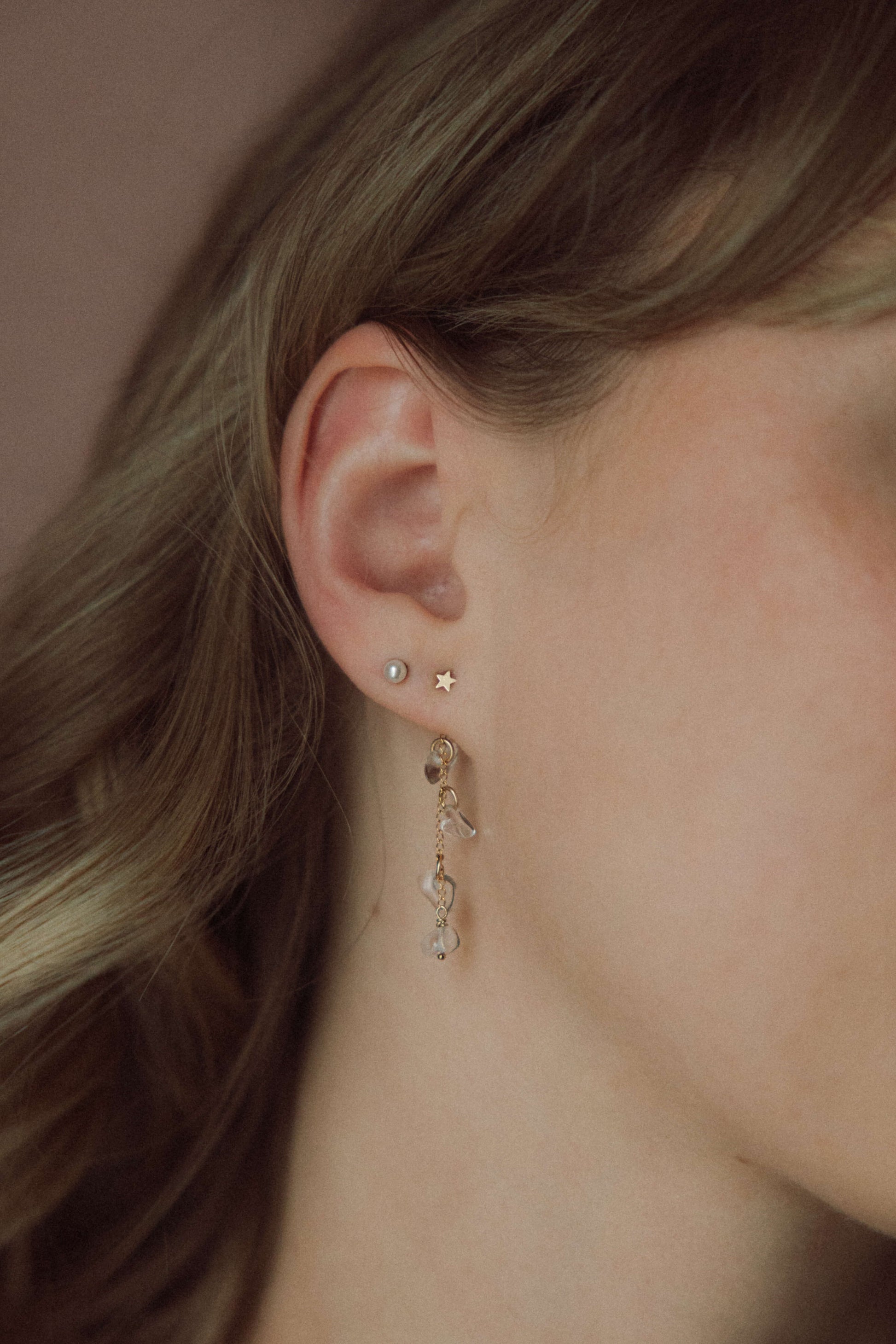 Mix & Match - boucles d'oreilles Ronde d.or.é.mi